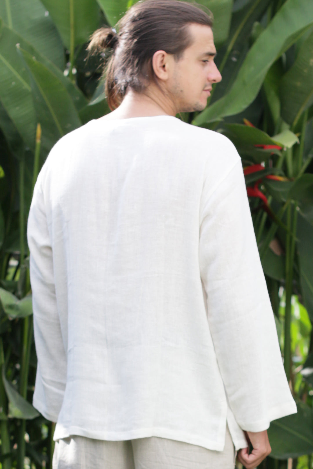 Ger Long Sleeve Off White ( Linen Rayon )